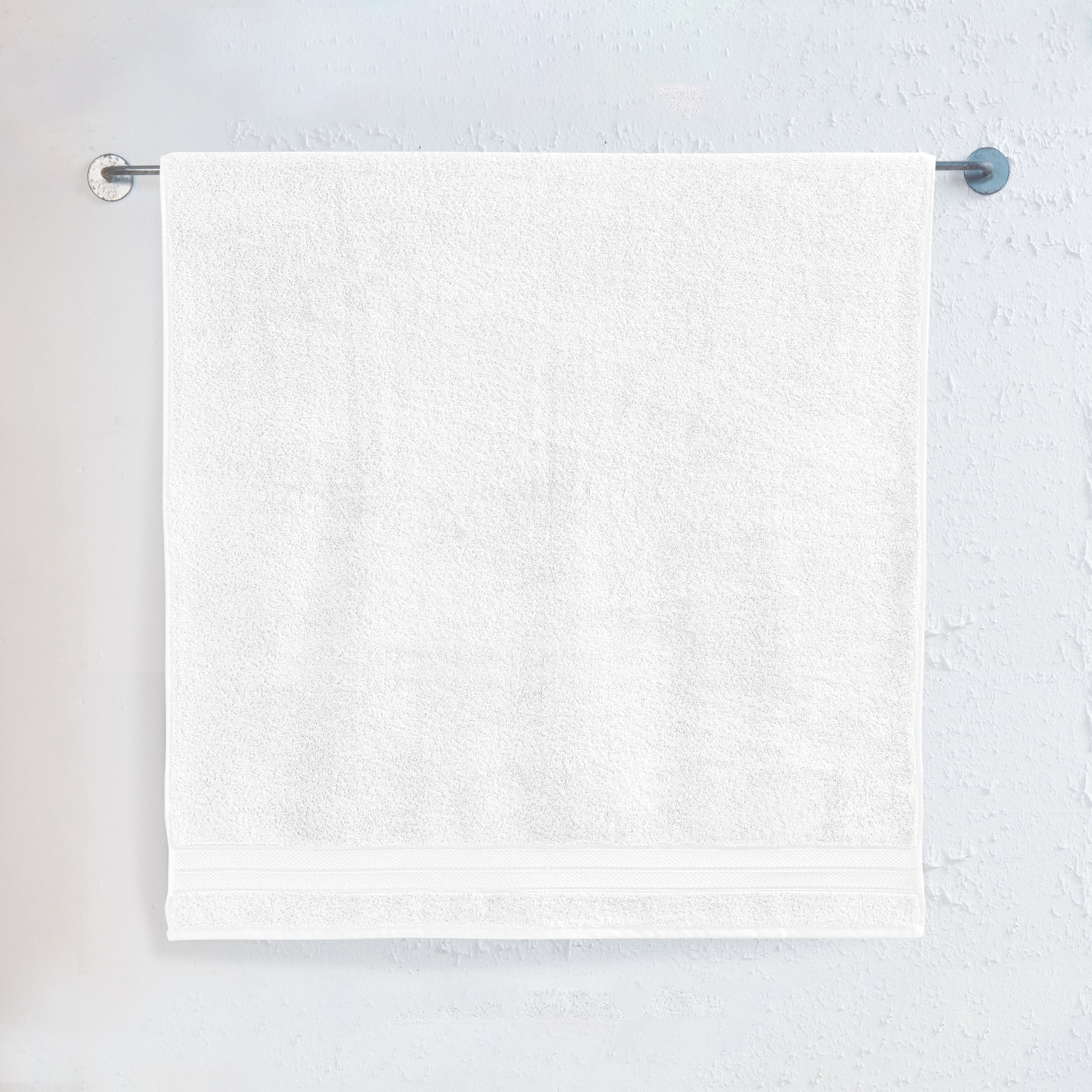 1-Piece Premium Turkish Cotton Three Line Popcorn Jumbo Towel, 35x 70 inch