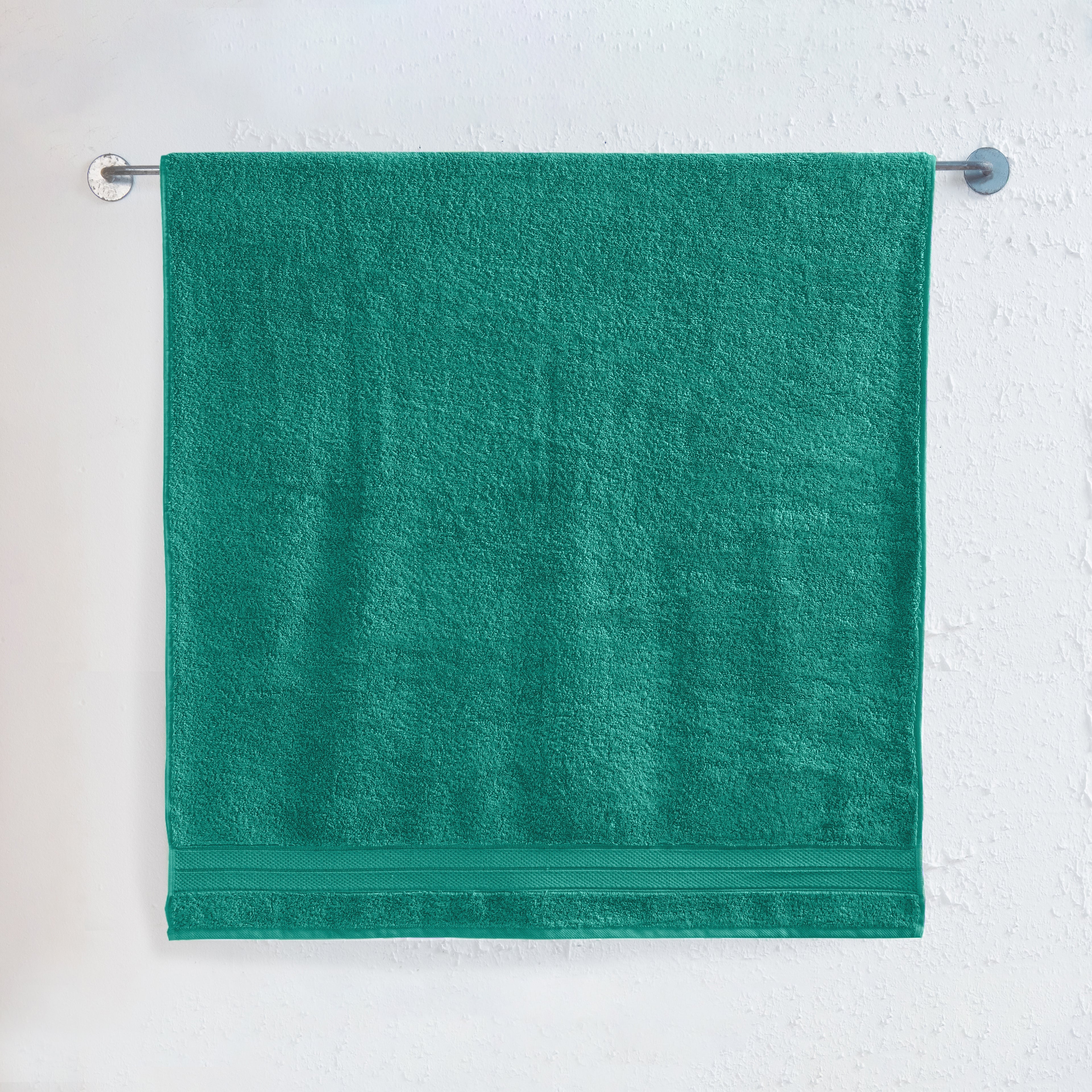 1-Piece Premium Turkish Cotton Three Line Popcorn Jumbo Towel, 35x 70 inch