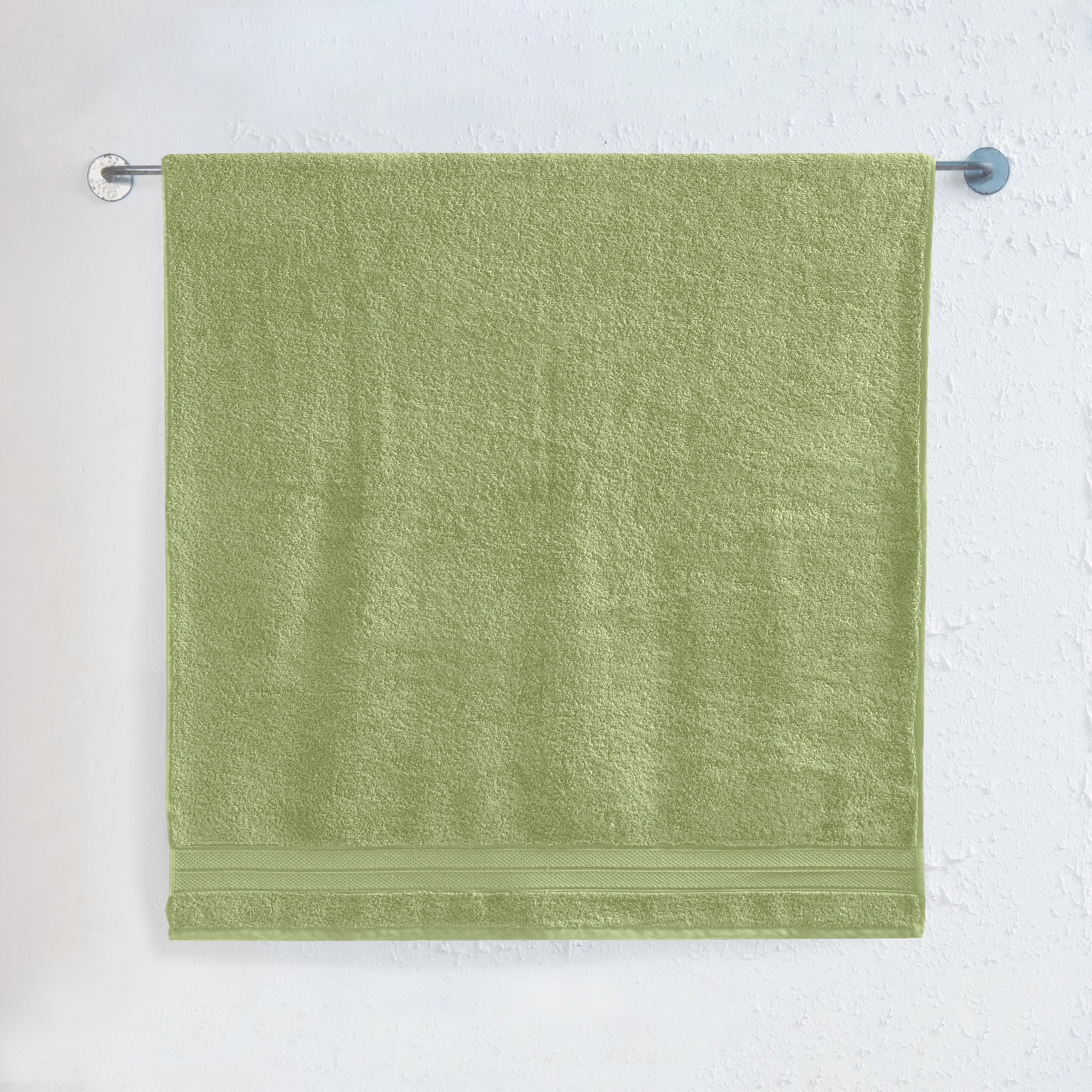 1-Piece Premium Turkish Cotton Three Line Popcorn Jumbo Towel, 35x 70 inch