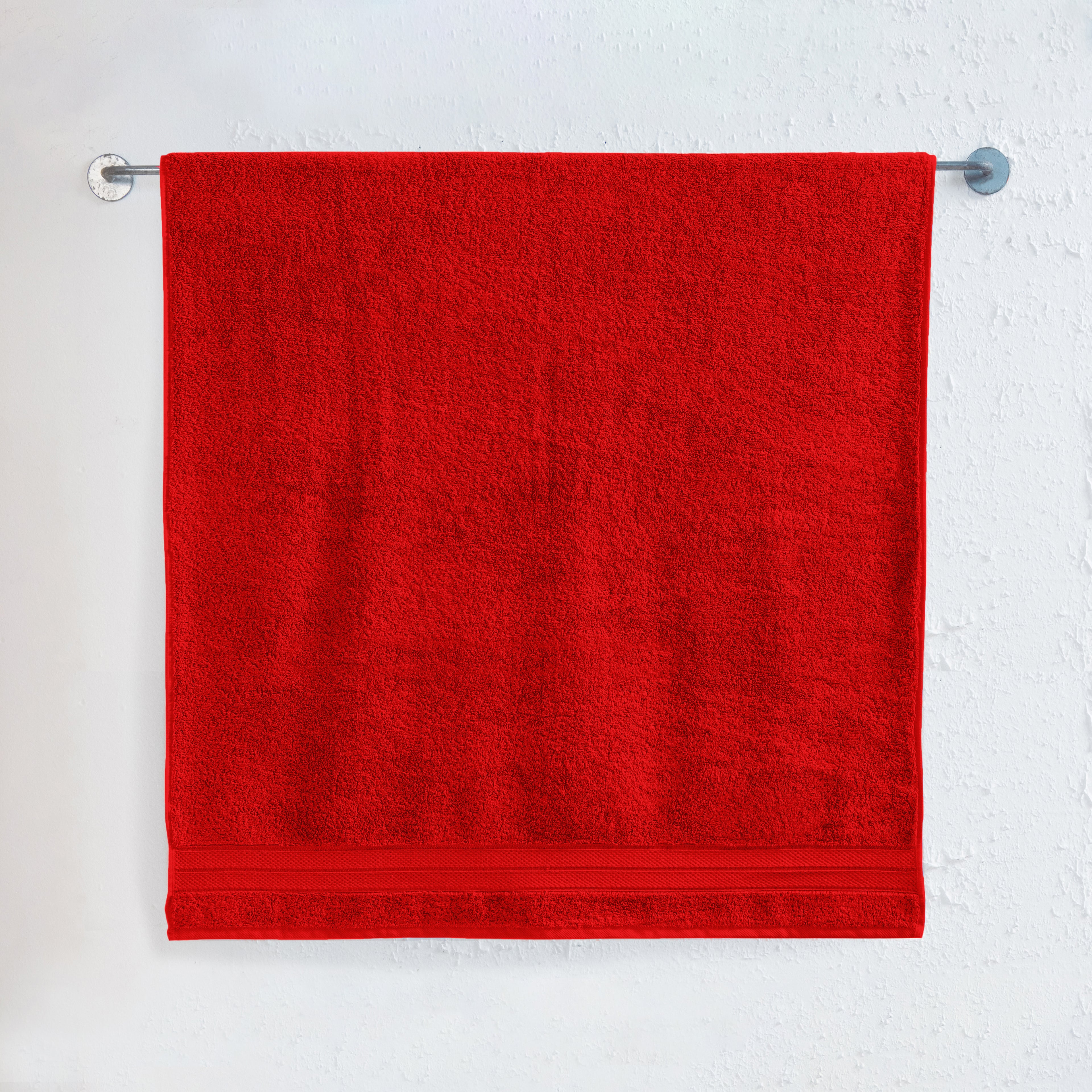 1-Piece Premium Turkish Cotton Three Line Popcorn Jumbo Towel, 35x 70 inch