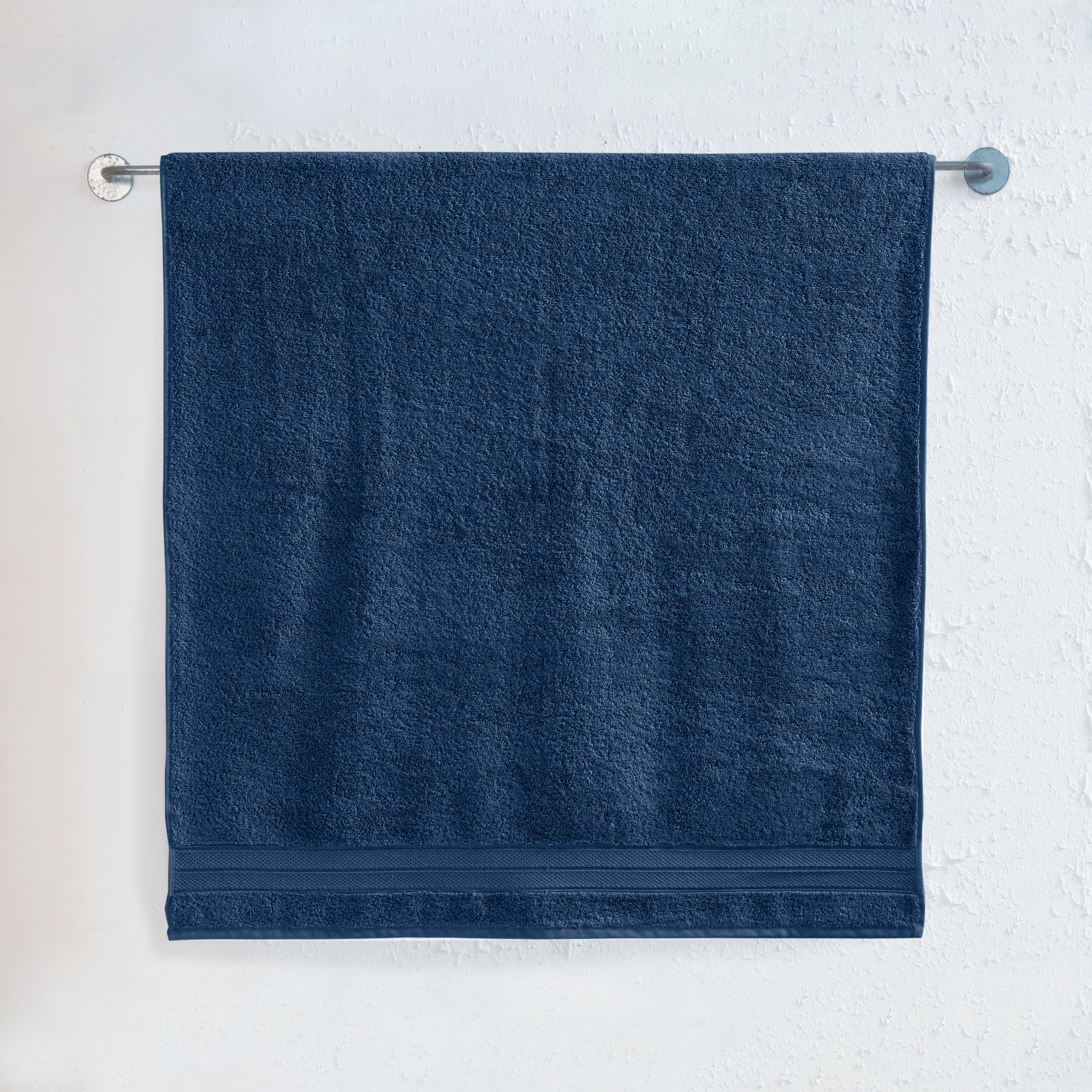 1-Piece Premium Turkish Cotton Three Line Popcorn Jumbo Towel, 35x 70 inch