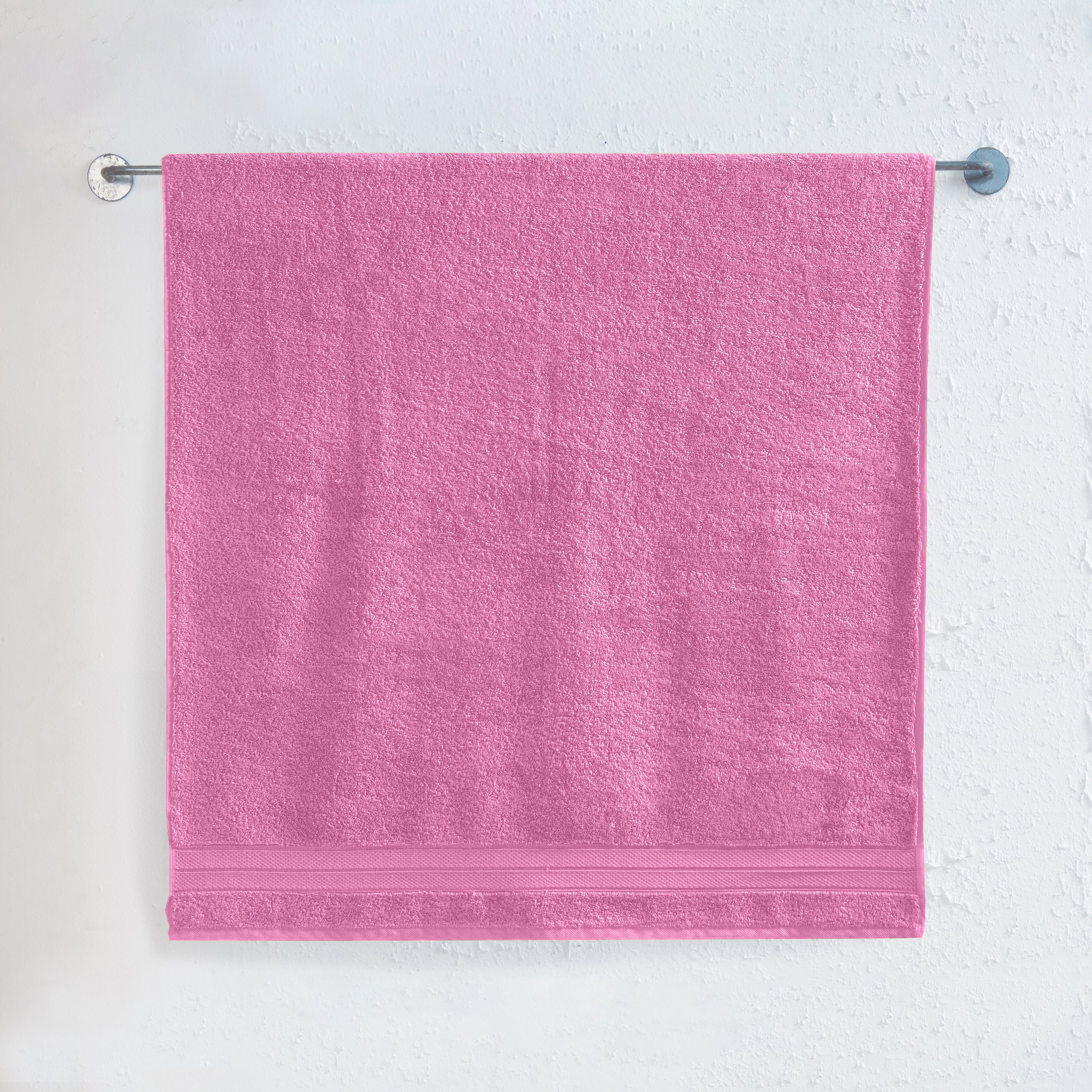 1-Piece Premium Turkish Cotton Three Line Popcorn Jumbo Towel, 35x 70 inch
