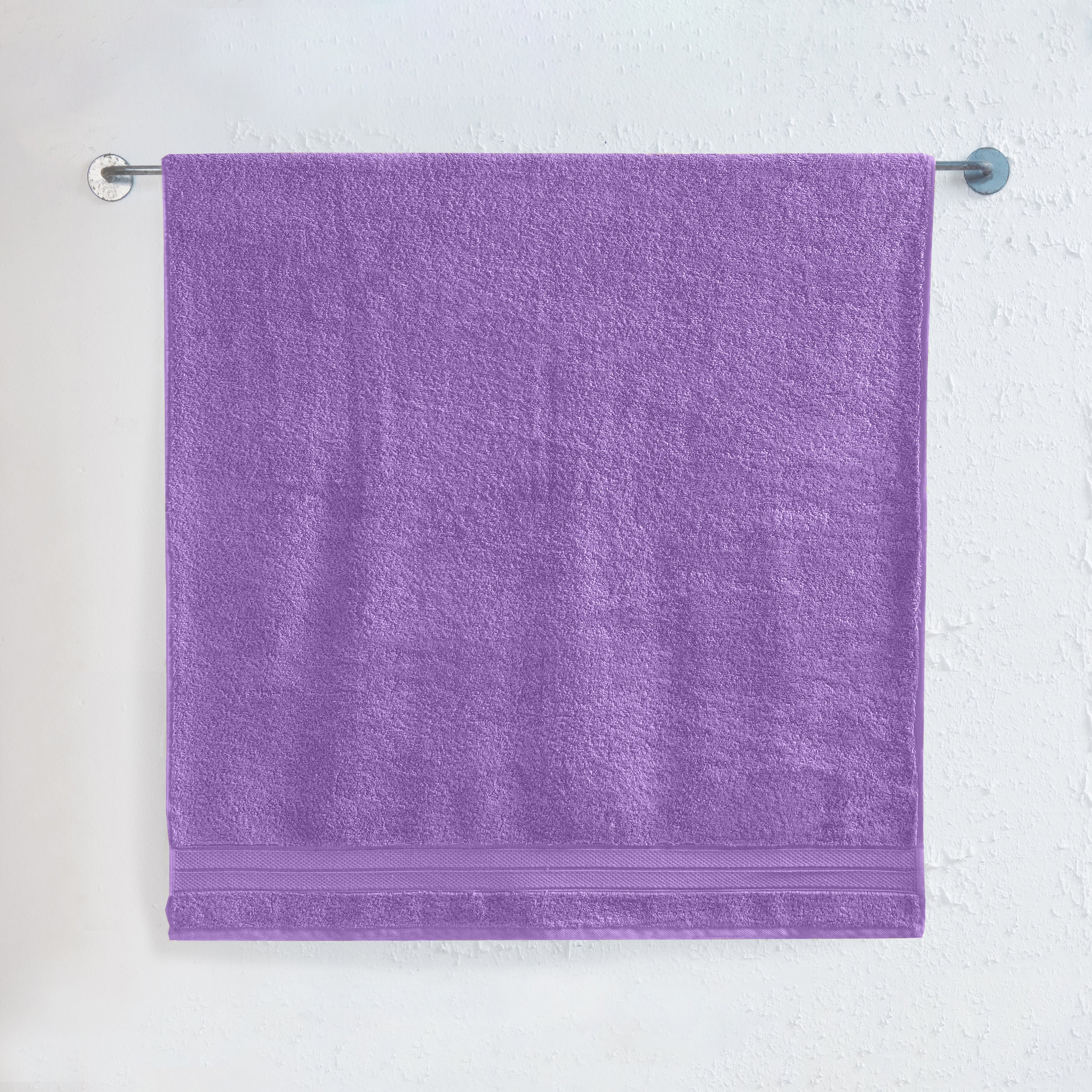 1-Piece Premium Turkish Cotton Three Line Popcorn Jumbo Towel, 35x 70 inch