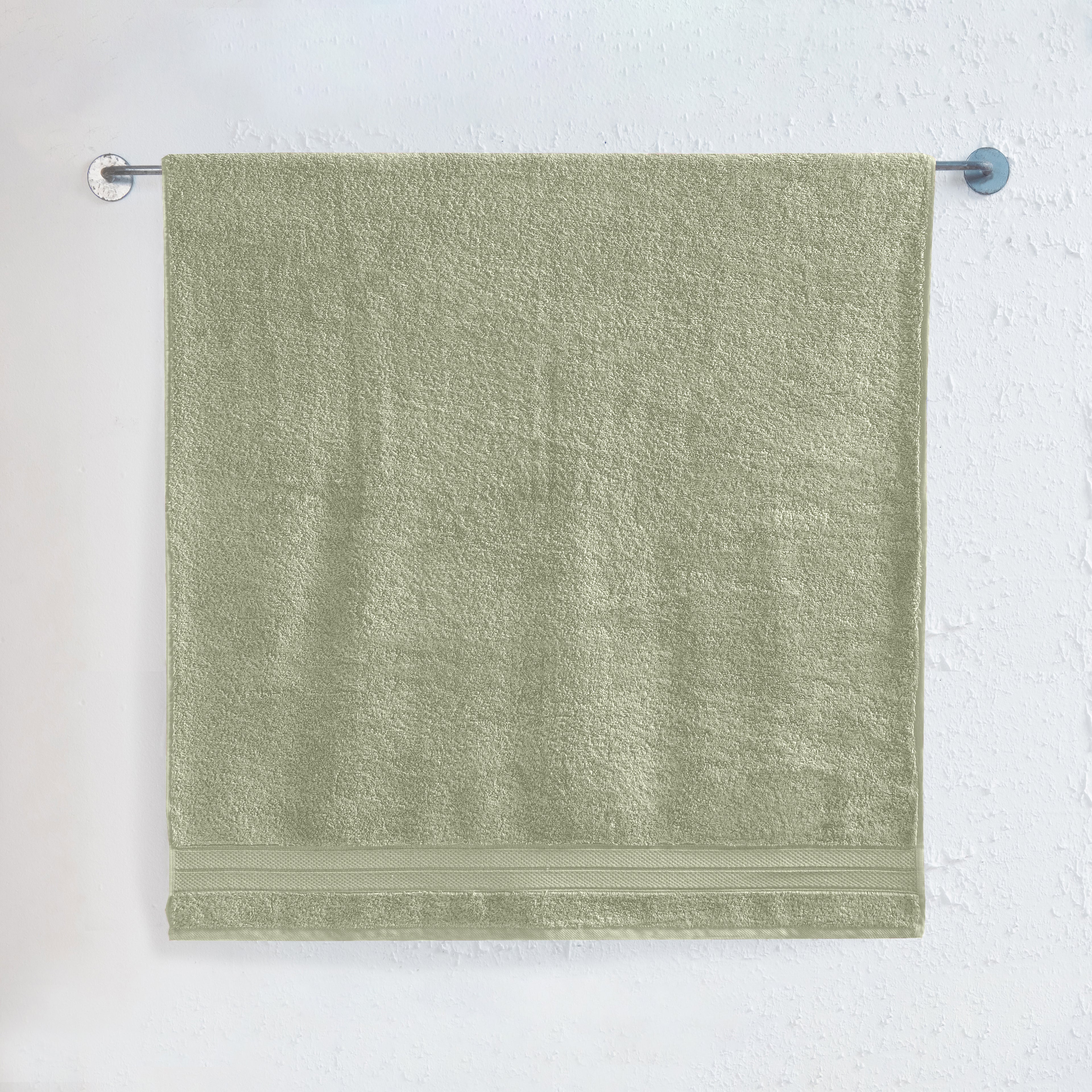 1-Piece Premium Turkish Cotton Three Line Popcorn Jumbo Towel, 35x 70 inch