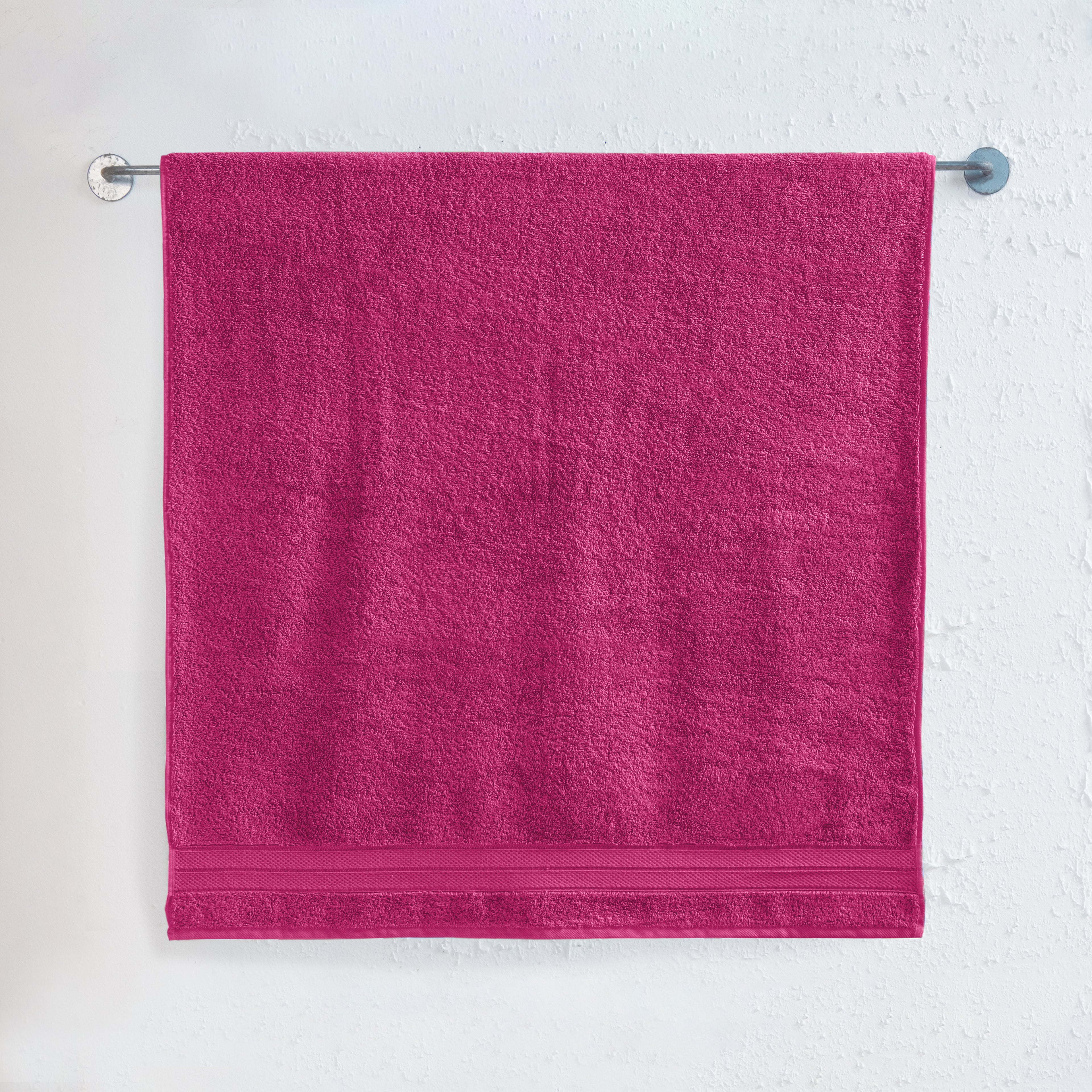 1-Piece Premium Turkish Cotton Three Line Popcorn Jumbo Towel, 35x 70 inch