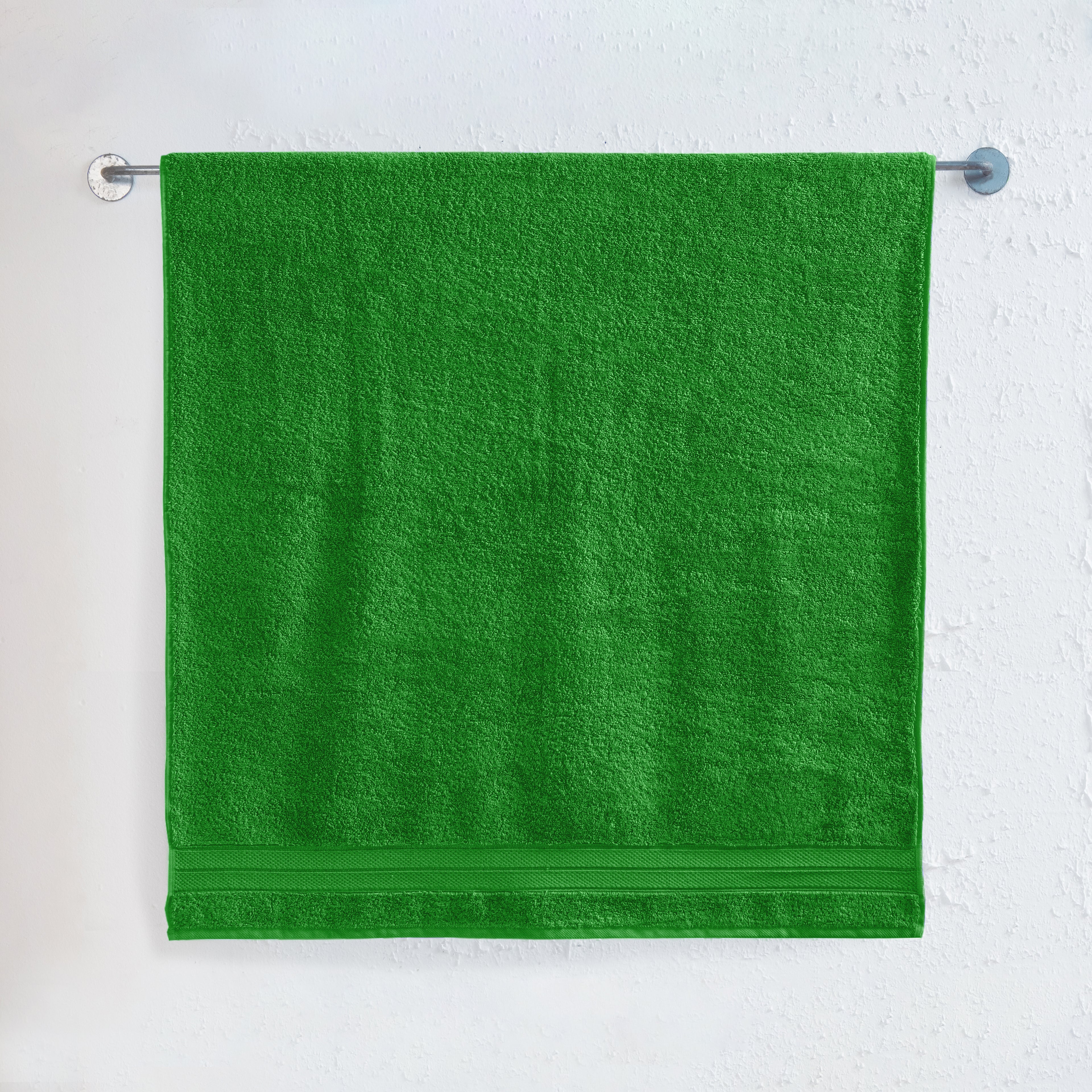1-Piece Premium Turkish Cotton Three Line Popcorn Jumbo Towel, 35x 70 inch