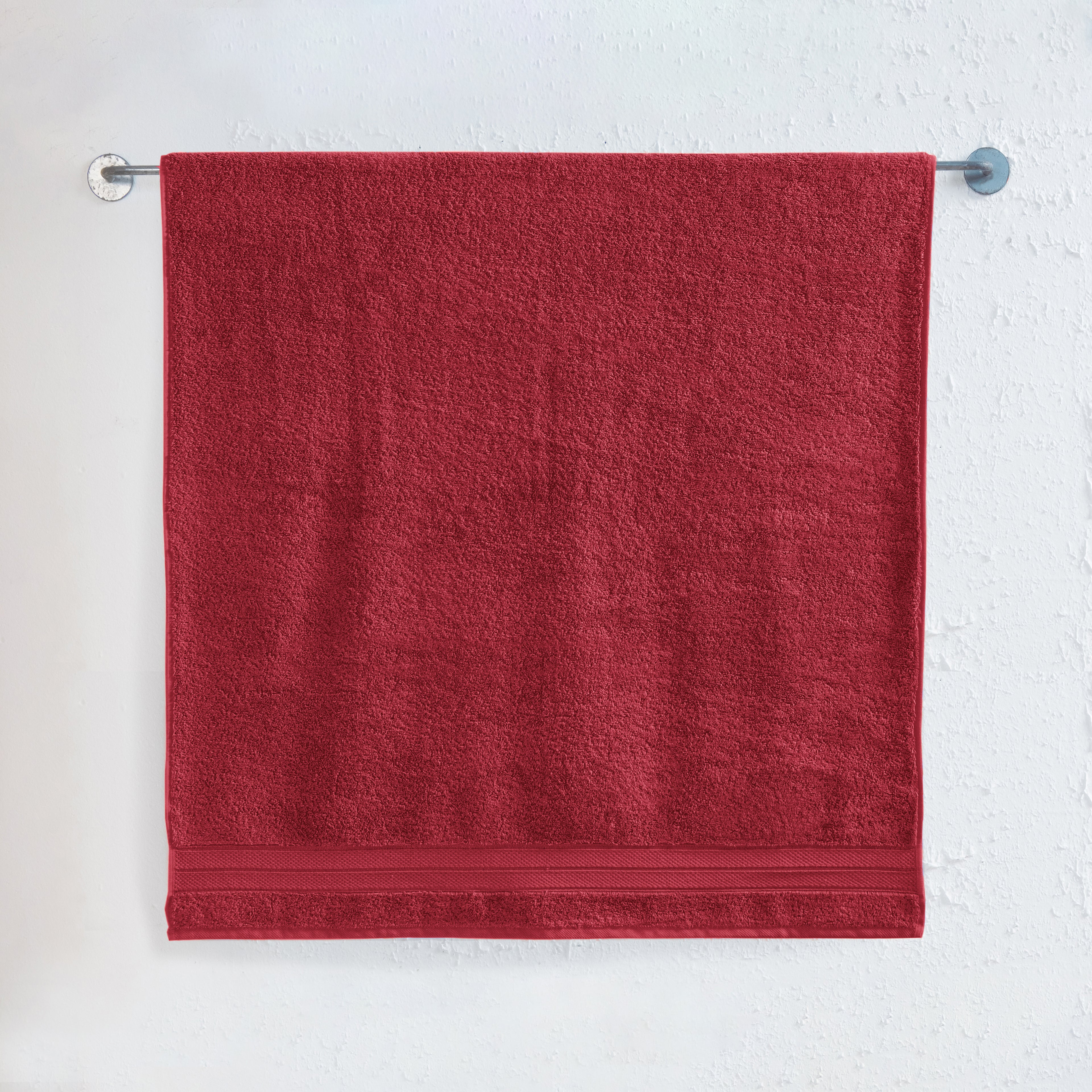 1-Piece Premium Turkish Cotton Three Line Popcorn Jumbo Towel, 35x 70 inch
