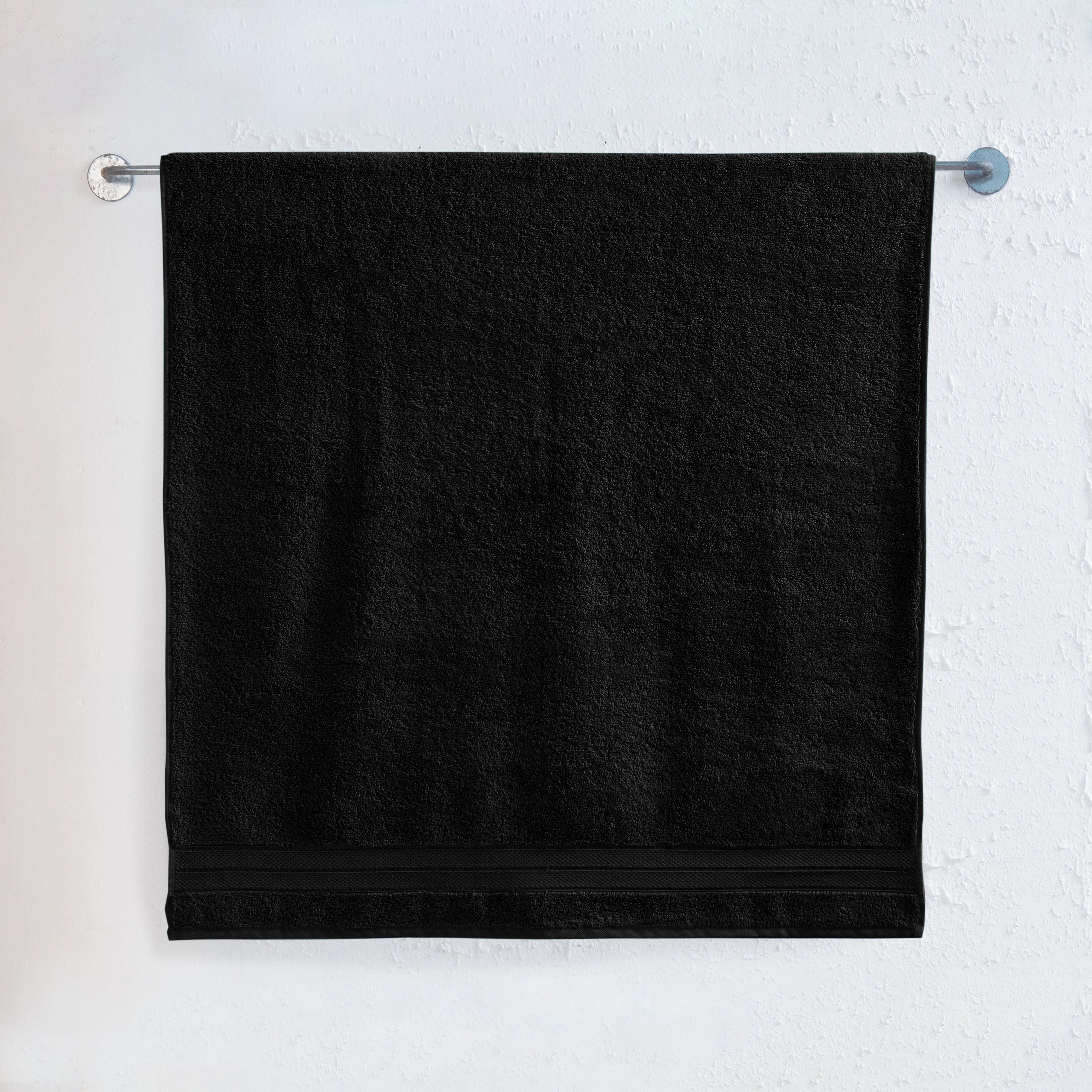 1-Piece Premium Turkish Cotton Three Line Popcorn Jumbo Towel, 35x 70 inch