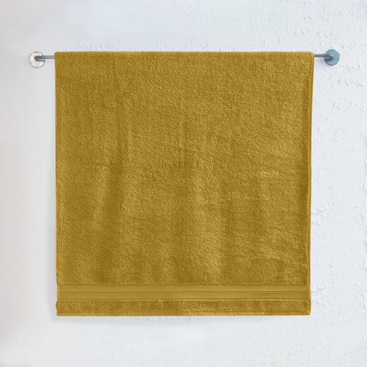 Elegant Comfort 1 Piece Premium Turkish Cotton Three Line Popcorn Jumbo Towel, 35x 70 inch