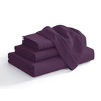 Extra deep 18-24 Inch Pocket 3 Line Embroidery, 4-Piece Sheet Set, Moody Shades