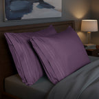 Set of 2 Pillowcases- 3 Line Embroidery