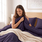 Essential 3-Piece Solid Duvet Cover Set