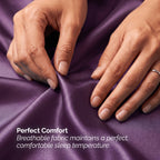 Fine 4-Piece Silky Satin Sheet Set, Moody Shades