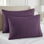 Set of 2 Pillowcases- 3 Line Embroidery