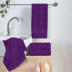 4-Pack Premium Turkish Cotton Hand Towel Set, 16 x 28 inch