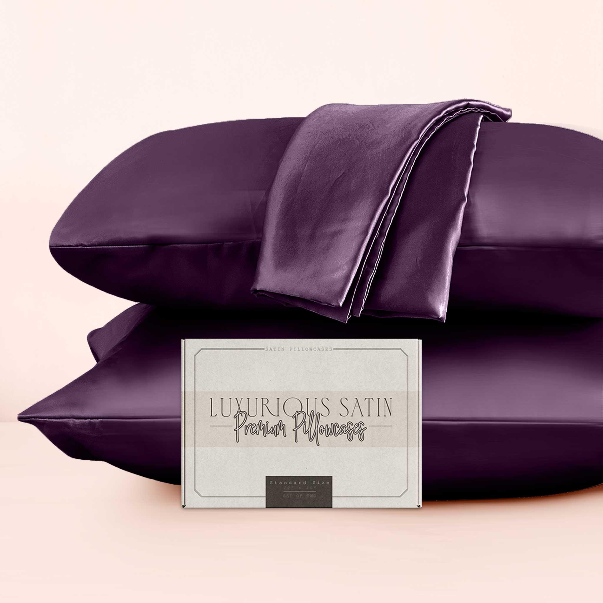 Set of 2 - Satin Pillowcases
