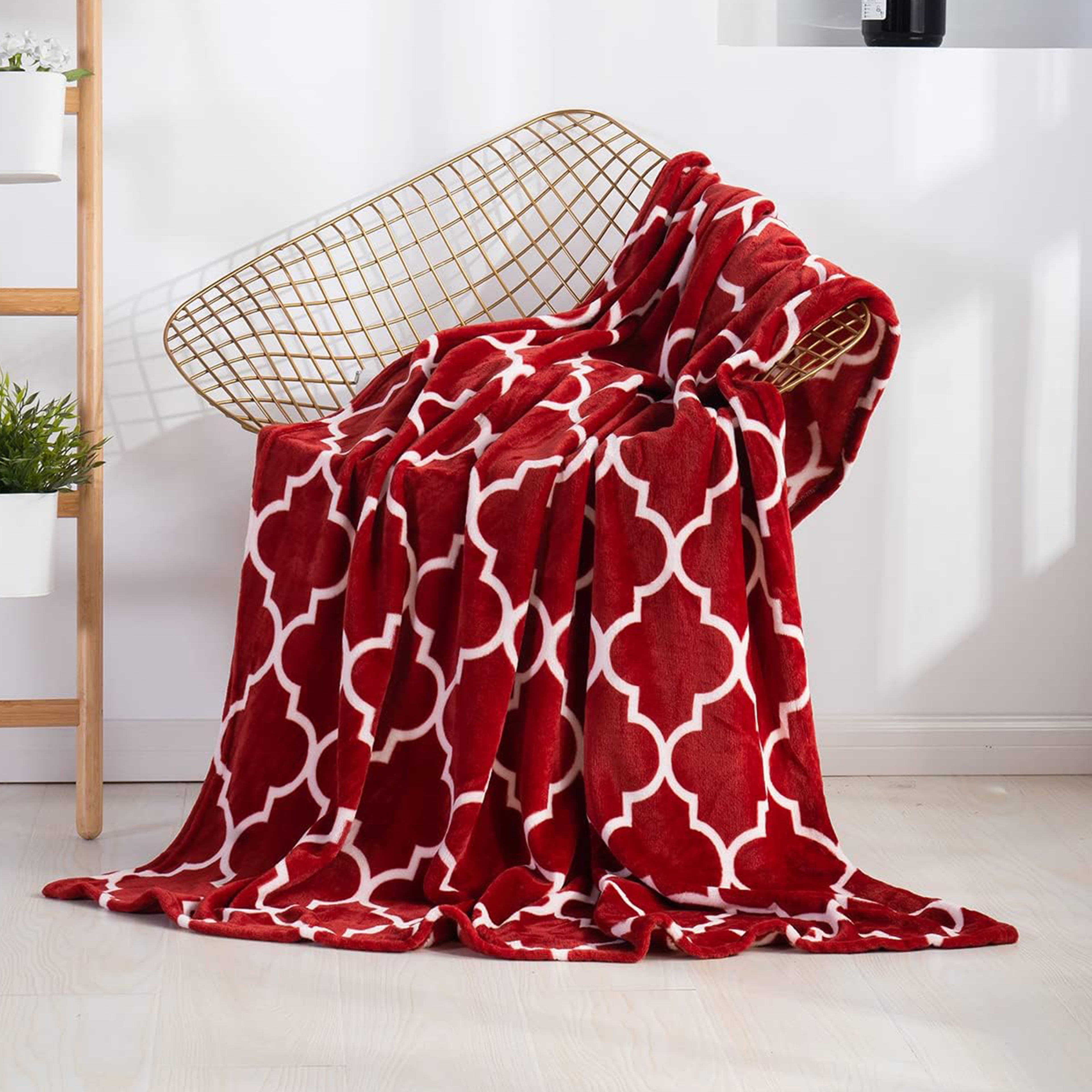 Plush All Season Lightweight Throw Blanket - 50 x 60 inches