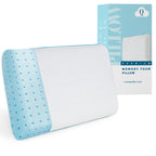 Cooling Memory Foam Pillow, Gel-Infused Filling