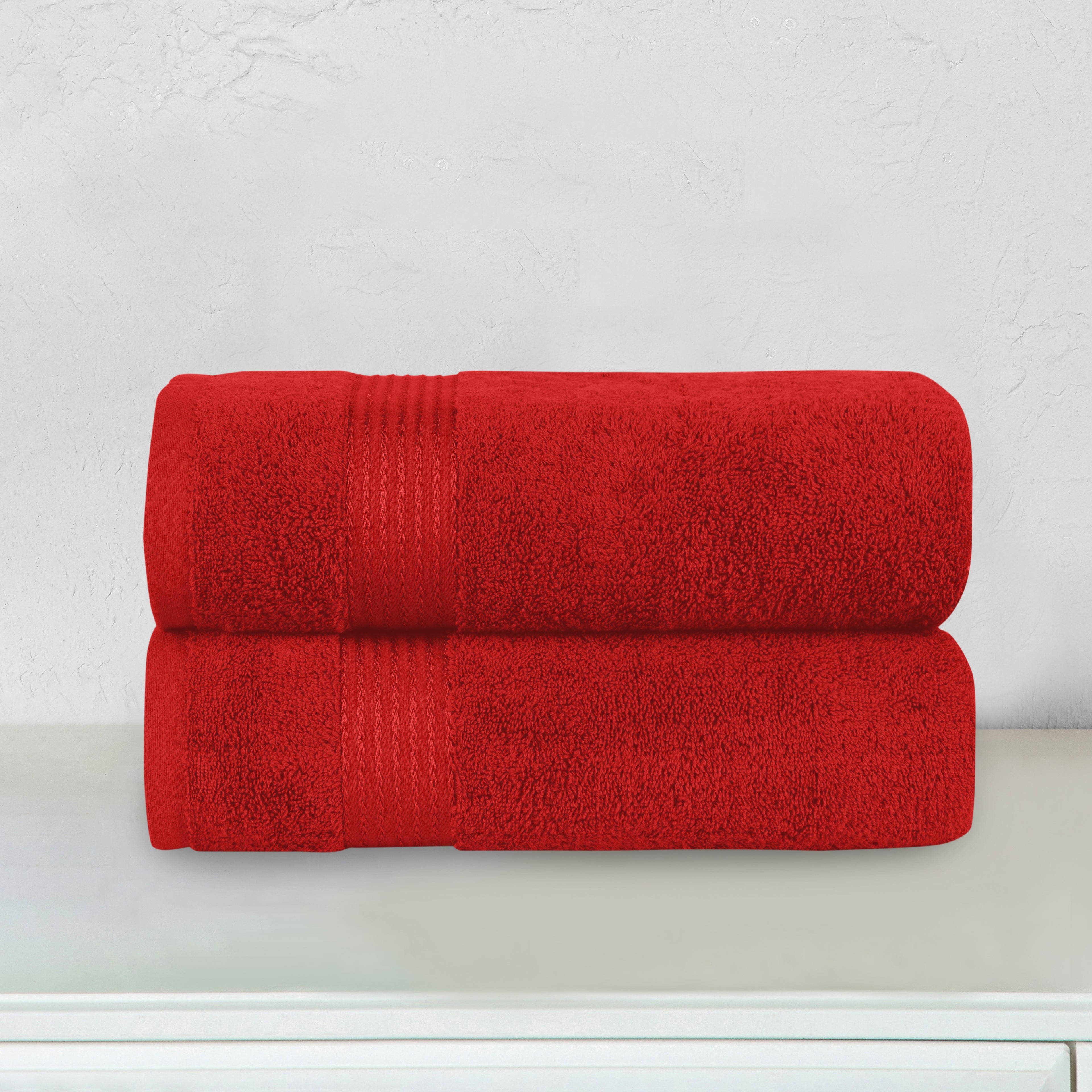 2-Pack Premium Turkish Cotton Bath Towel Set, 27 x 54 inch