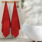 2-Pack Premium Turkish Cotton Braided Bath Towel Set, 27 x 54 inch