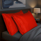 Set of 2 Pillowcases- 3 Line Embroidery