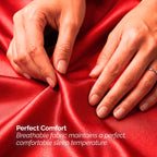 Fine 4-Piece Silky Satin Sheet Set, Moody Shades