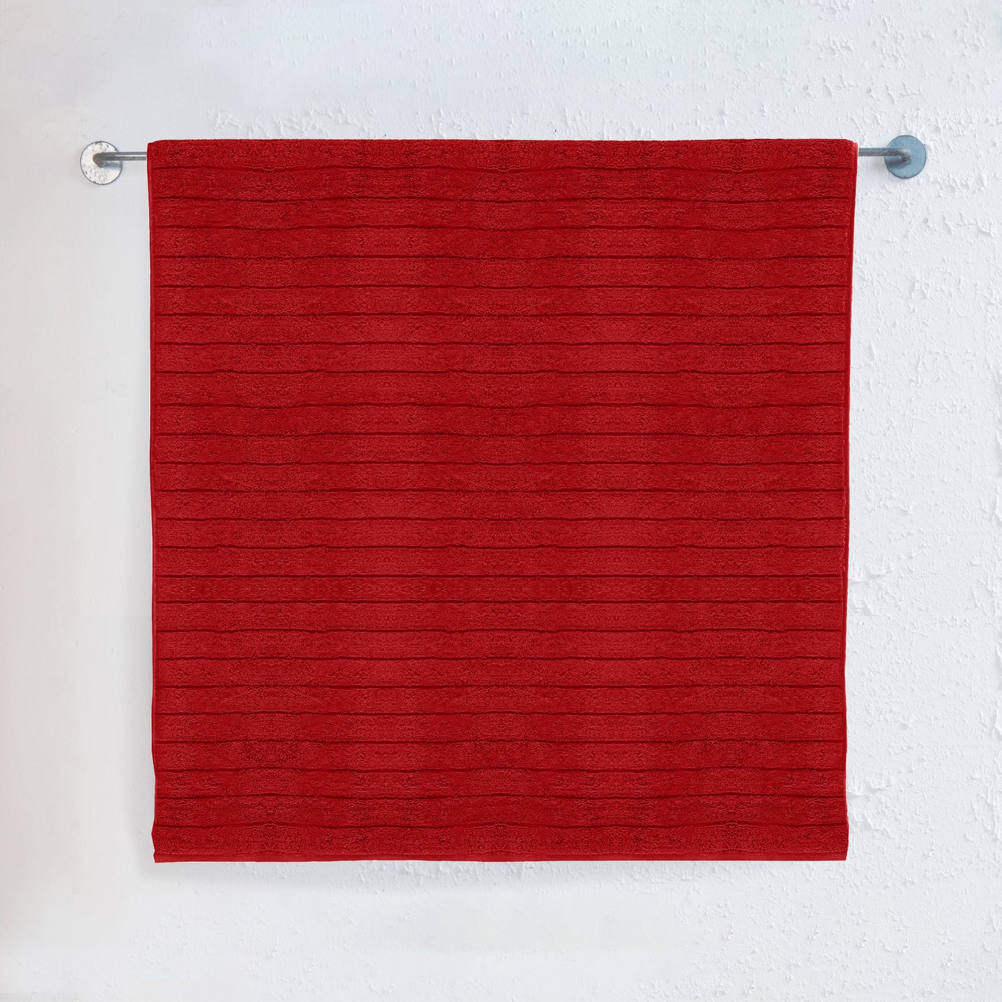 Elegant Comfort 1-Piece Premium Turkish Cotton Corduroy Stripe Jumbo Towel, 35x 70 inch