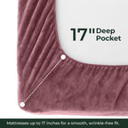 4-Piece Velvet Plush Flannel Sheet Set