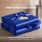 Fine 4-Piece Silky Satin Sheet Set, Moody Shades