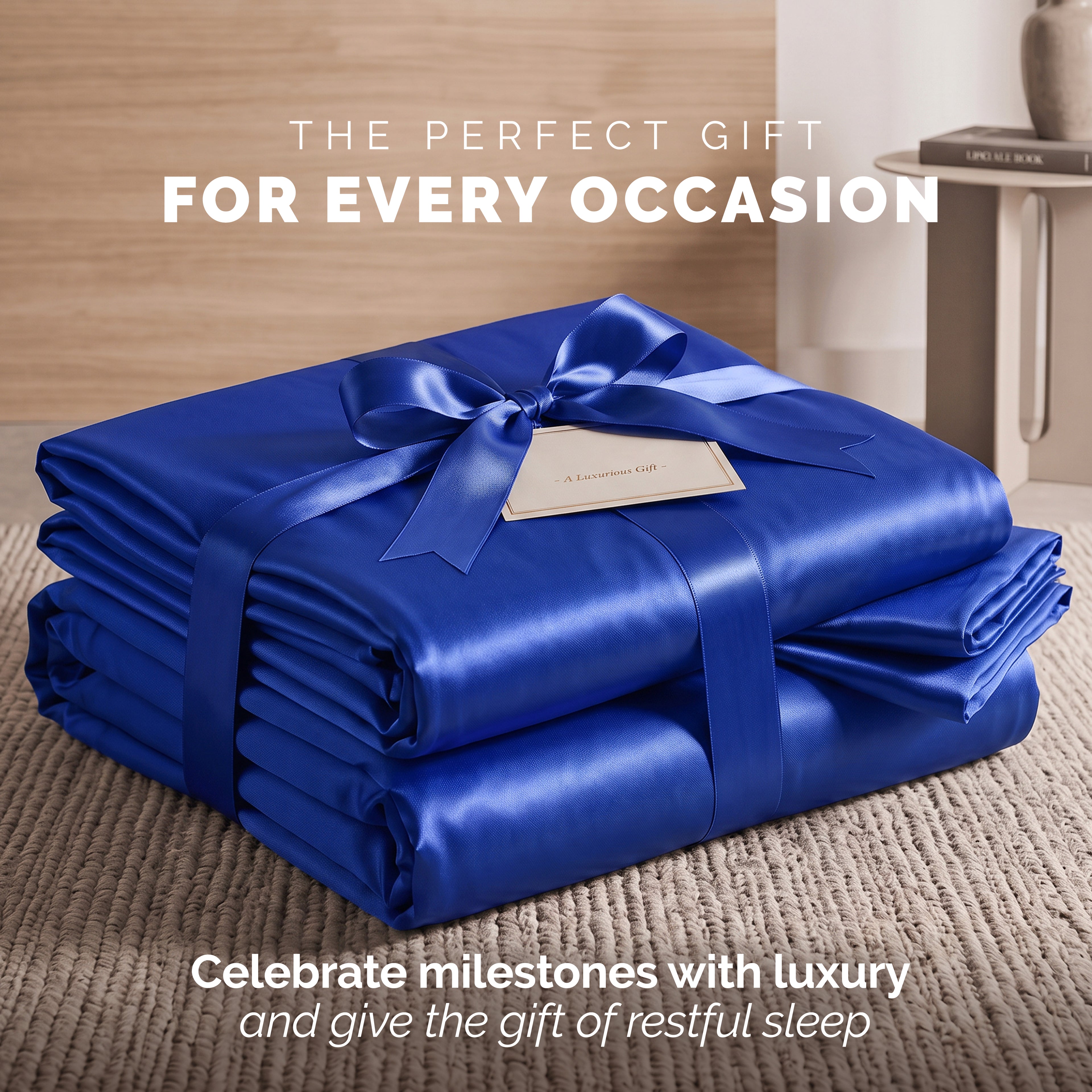 Fine 4-Piece Silky Satin Sheet Set, Moody Shades