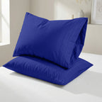 Set of 2 Pillowcases- 3 Line Embroidery