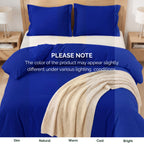 Essential 3-Piece Solid Duvet Cover Set