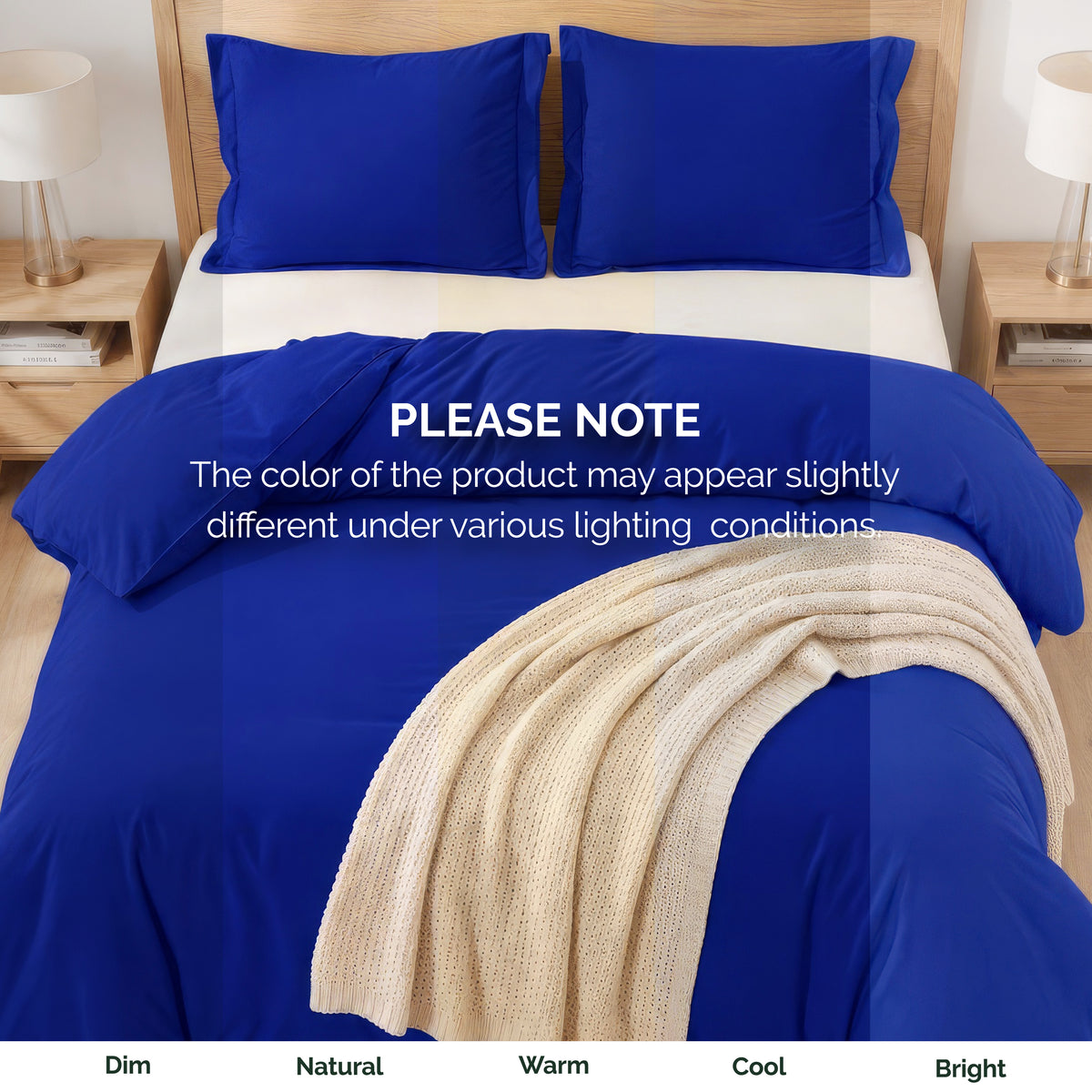 Essential 3-Piece Solid Duvet Cover Set