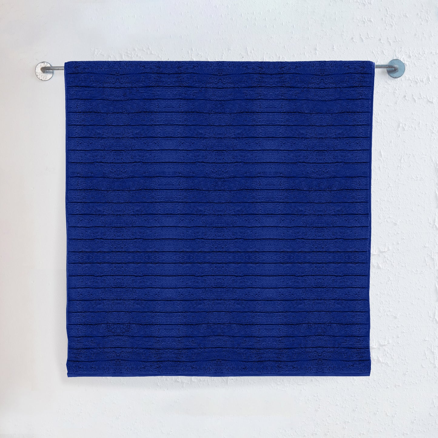 Elegant Comfort 1-Piece Premium Turkish Cotton Corduroy Stripe Jumbo Towel, 35x 70 inch