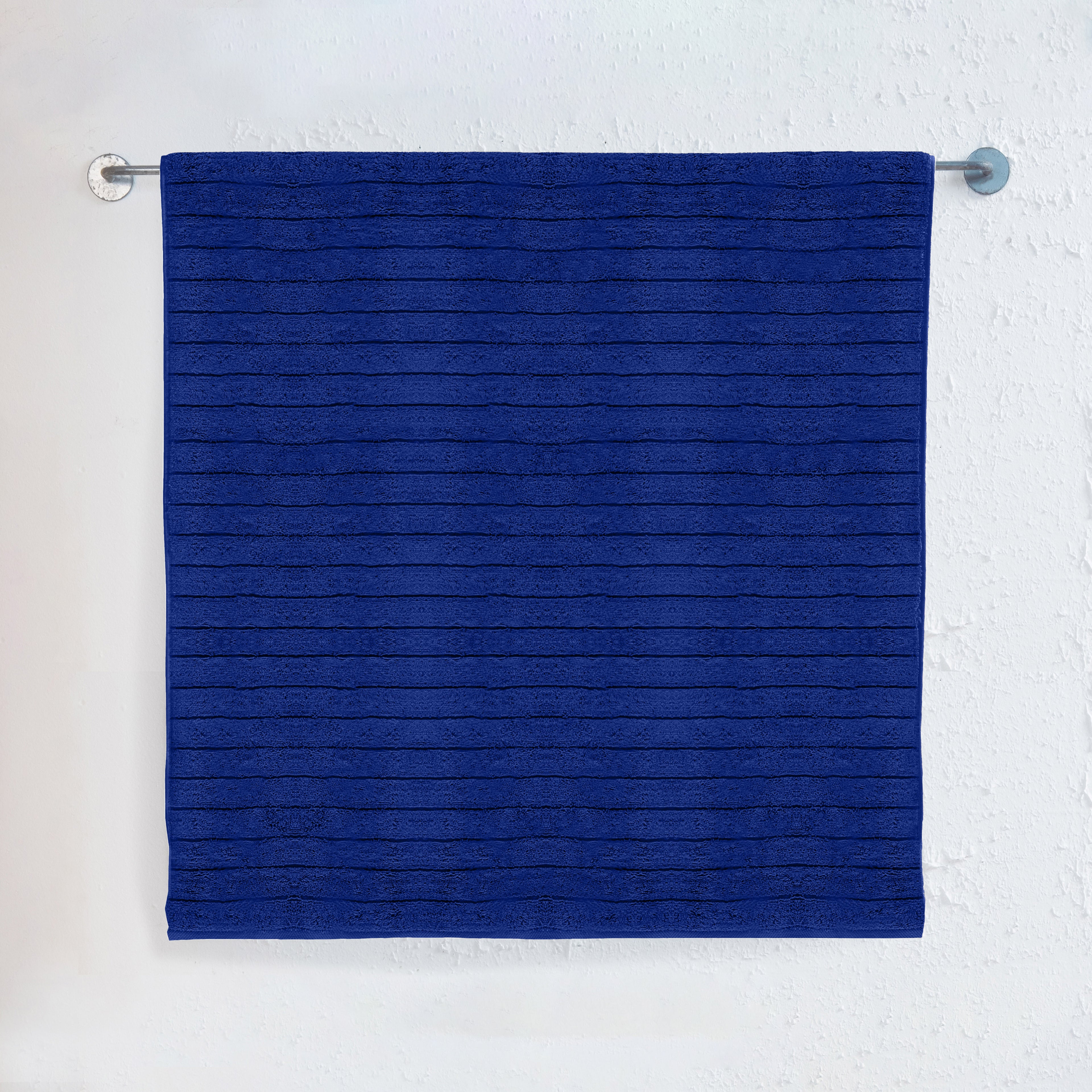 1-Piece Premium Turkish Cotton Corduroy Stripe Jumbo Towel, 35x 70 inch