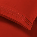 Essential 4-Piece 3-Line Embroidery Sheet Set, Soft as a Hotel Premium Quality,  Moody Shades