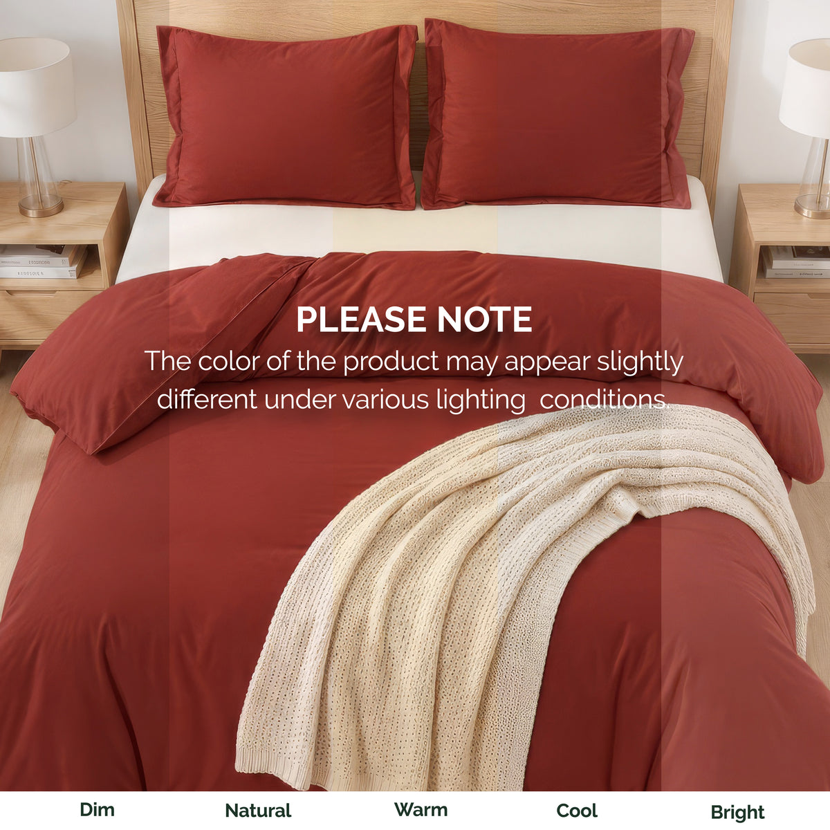 Essential 3-Piece Solid Duvet Cover Set