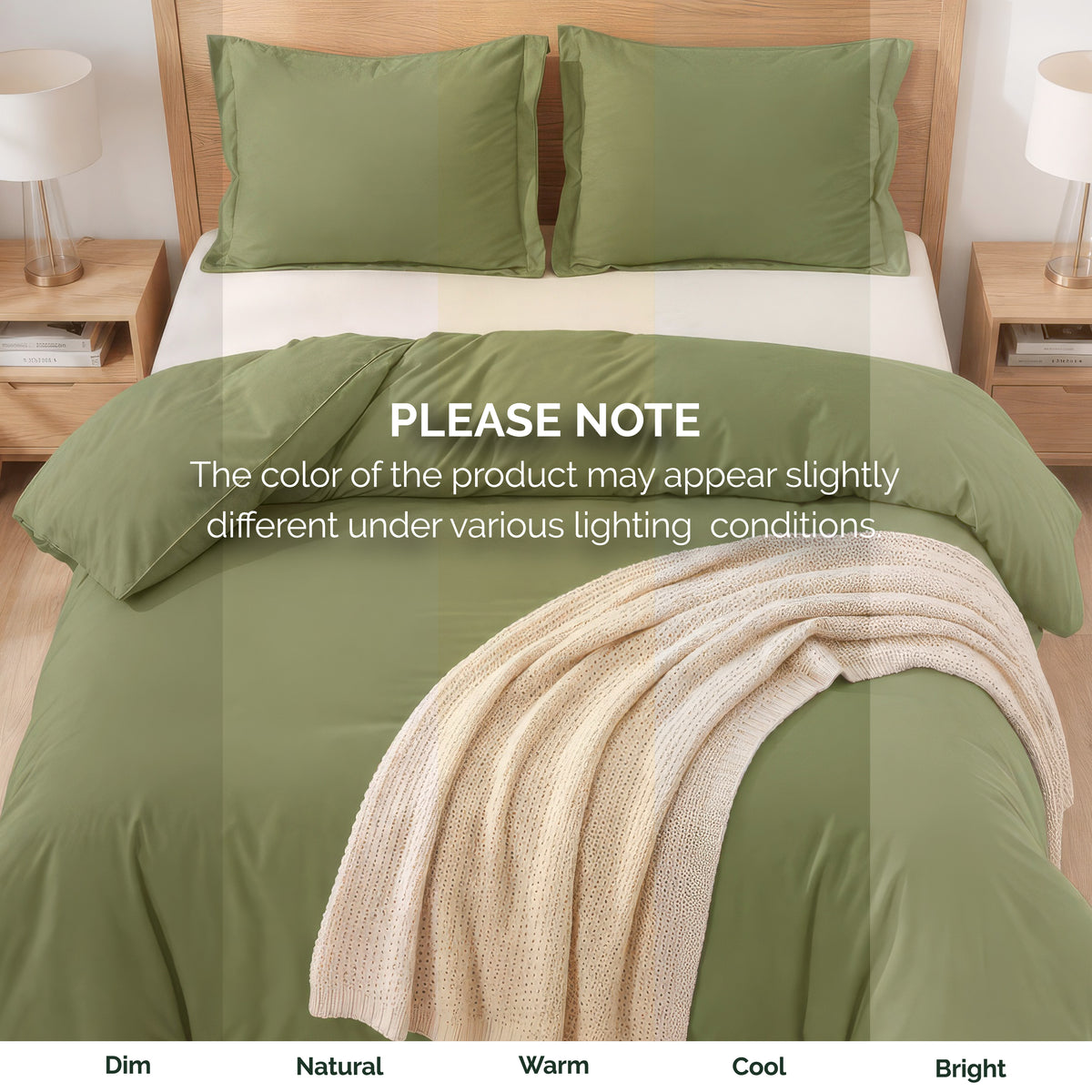 Essential 3-Piece Solid Duvet Cover Set