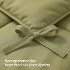 Essential 3-Piece Solid Duvet Cover Set