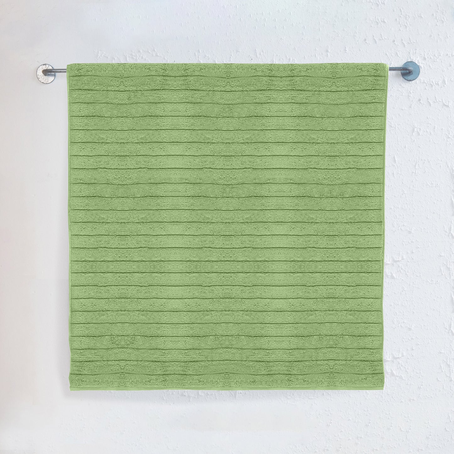 Elegant Comfort 1-Piece Premium Turkish Cotton Corduroy Stripe Jumbo Towel, 35x 70 inch