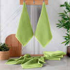 6-Pack Turkish Cotton Waffle Wave Kitchen Towels