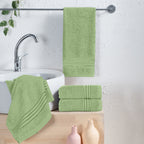 4-Pack Premium Turkish Cotton Hand Towel Set, 16 x 28 inch