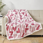 50" x 60" Printed Sherpa Back Throw