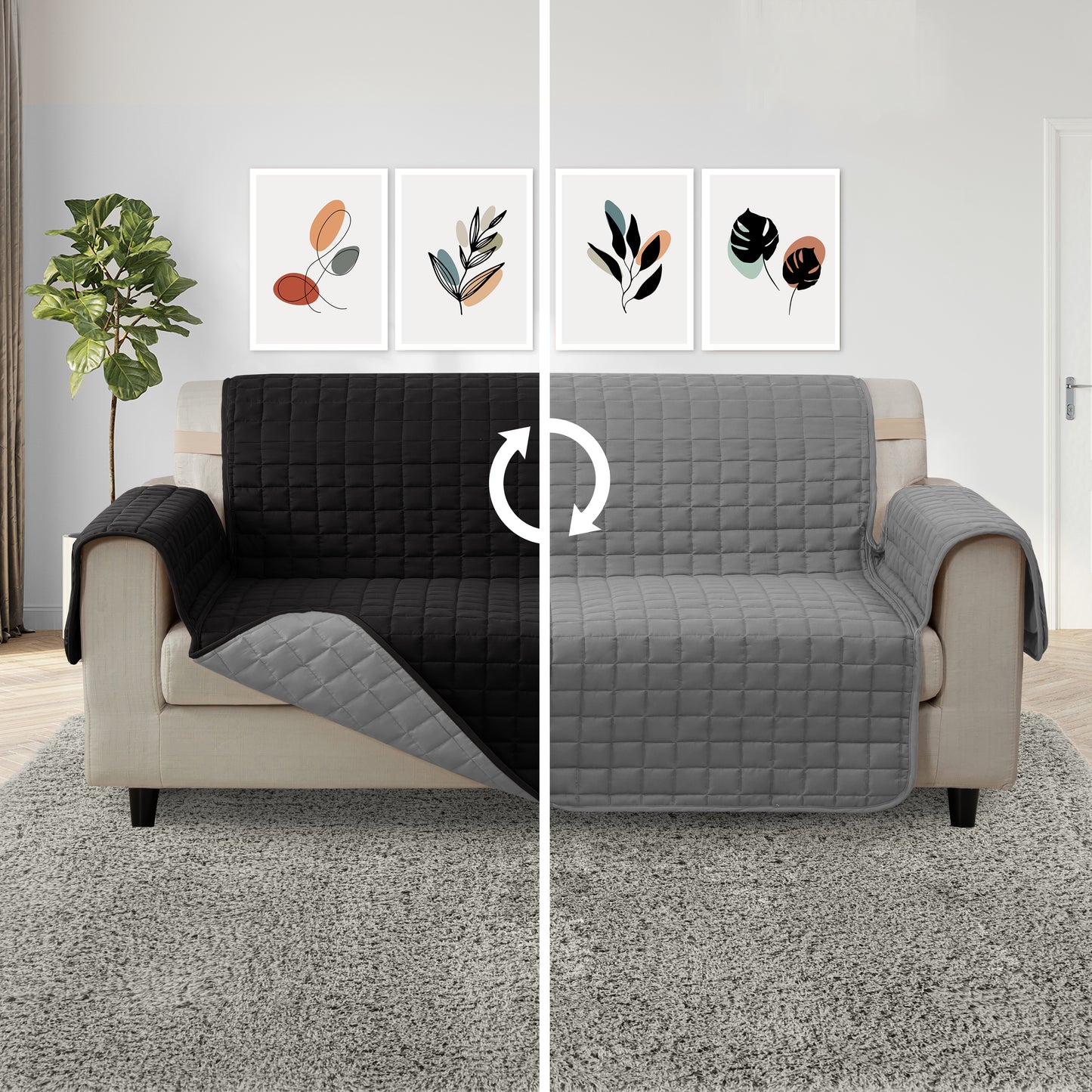 Elegant Comfort Reversible Smart Furniture Protectors