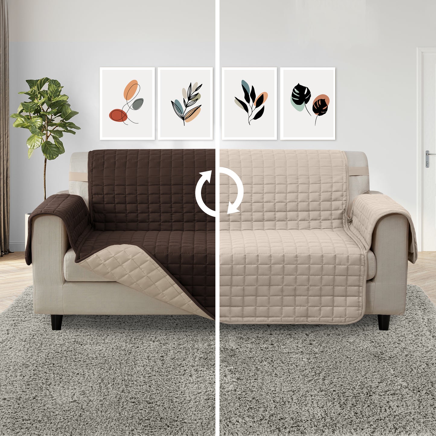 Elegant Comfort Reversible Smart Furniture Protectors