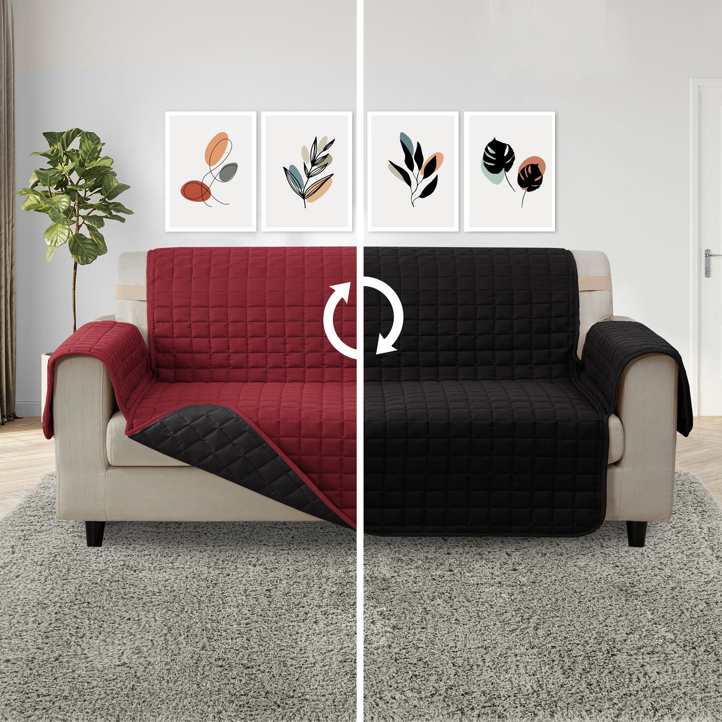 Elegant Comfort Reversible Smart Furniture Protectors