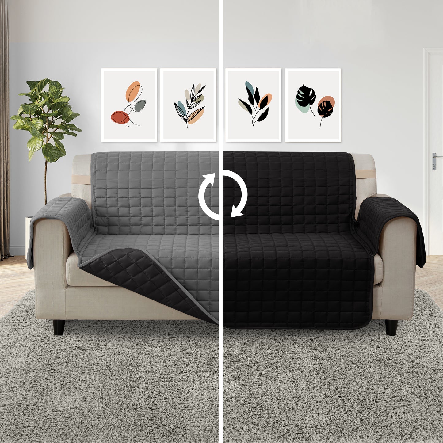 Elegant Comfort Reversible Smart Furniture Protectors