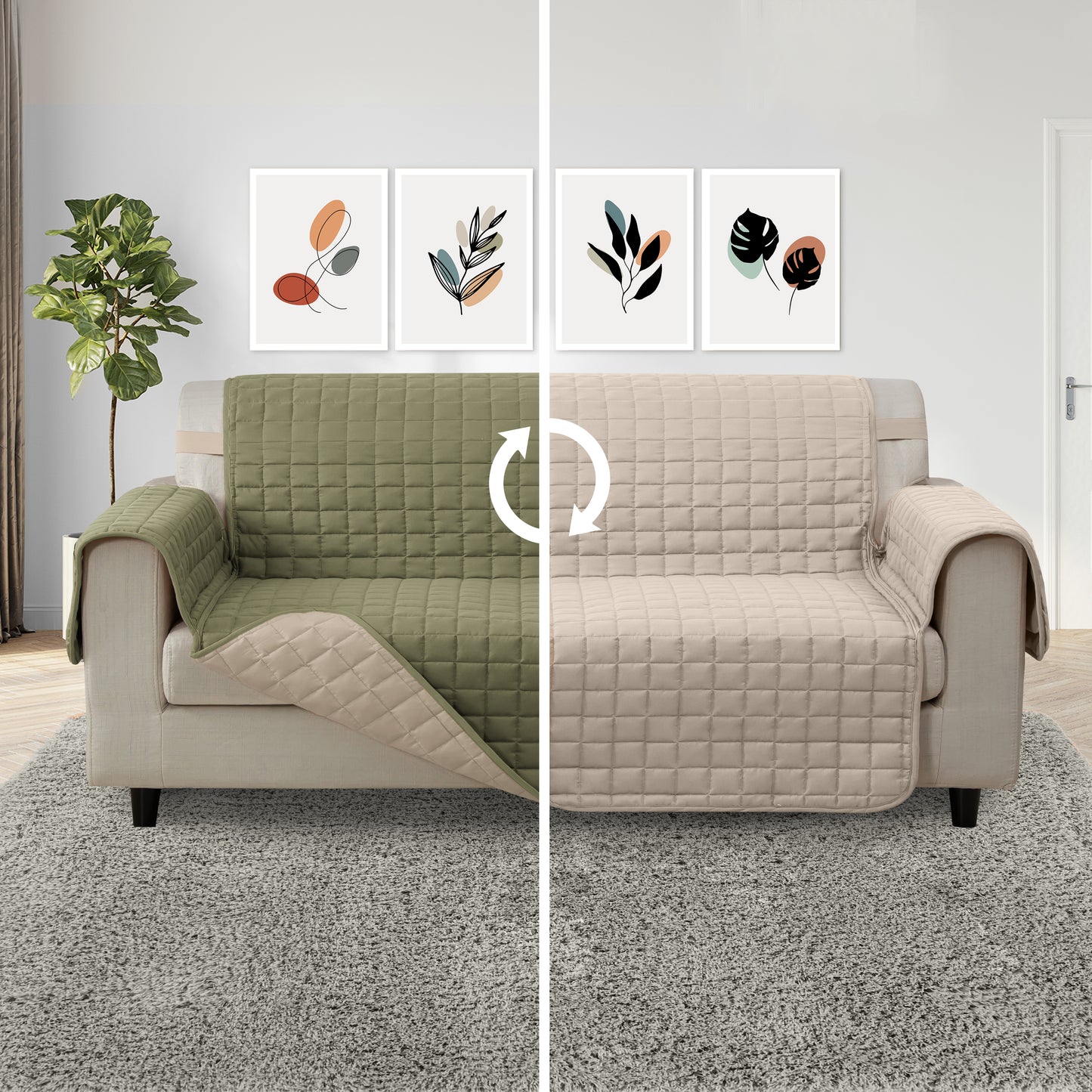 Elegant Comfort Reversible Smart Furniture Protectors