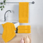 4-Pack Premium Turkish Cotton Hand Towel Set, 16 x 28 inch