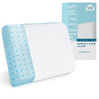 Cooling Memory Foam Pillow, Gel-Infused Filling